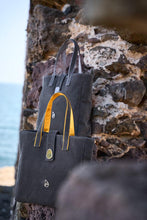 Load image into Gallery viewer, AMAYA Coal Grey - Yellow - PANACEA Atelier