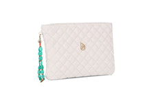 Load image into Gallery viewer, NOA Clutch Bag w/ Turquoise.