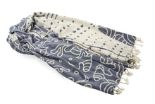 Load image into Gallery viewer, Blue Whale - Luxury Hammam Towel/Peshtemal.