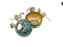 Load image into Gallery viewer, Copper Green Candle Holder