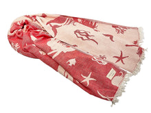 Load image into Gallery viewer, Mermaid - Luxury Hammam Towel/Peshtemal.
