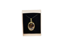 Load image into Gallery viewer, Cyra - Natural Tiger's Eye Silver Plated Necklace